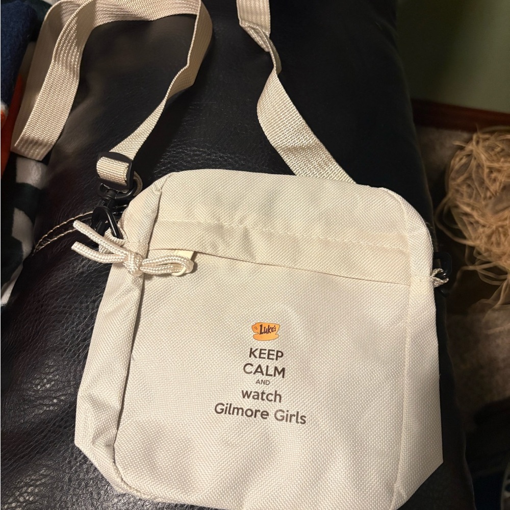 Cream Crossbody Bag